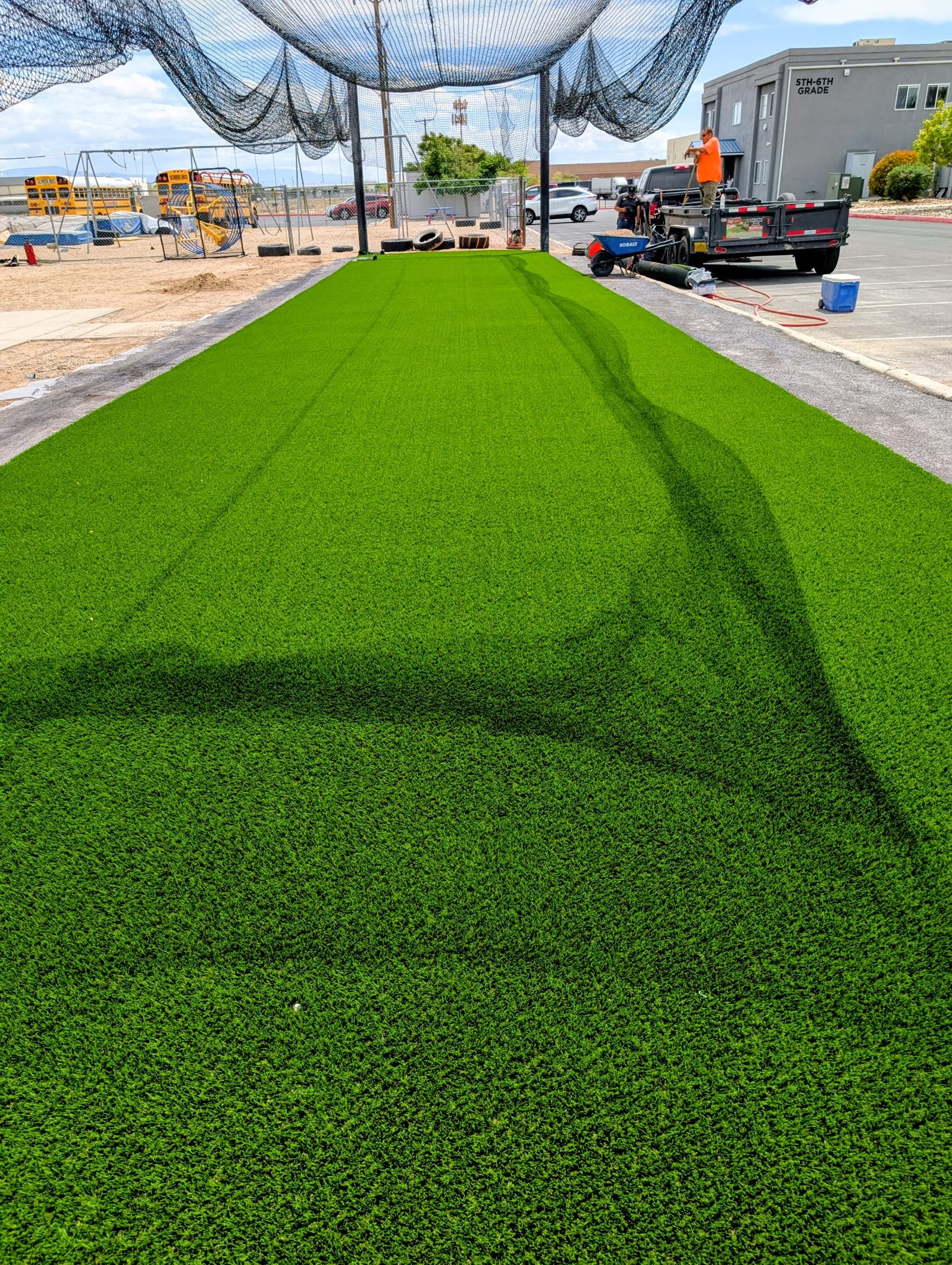 Completed artificial turf installation in New Mexico 10