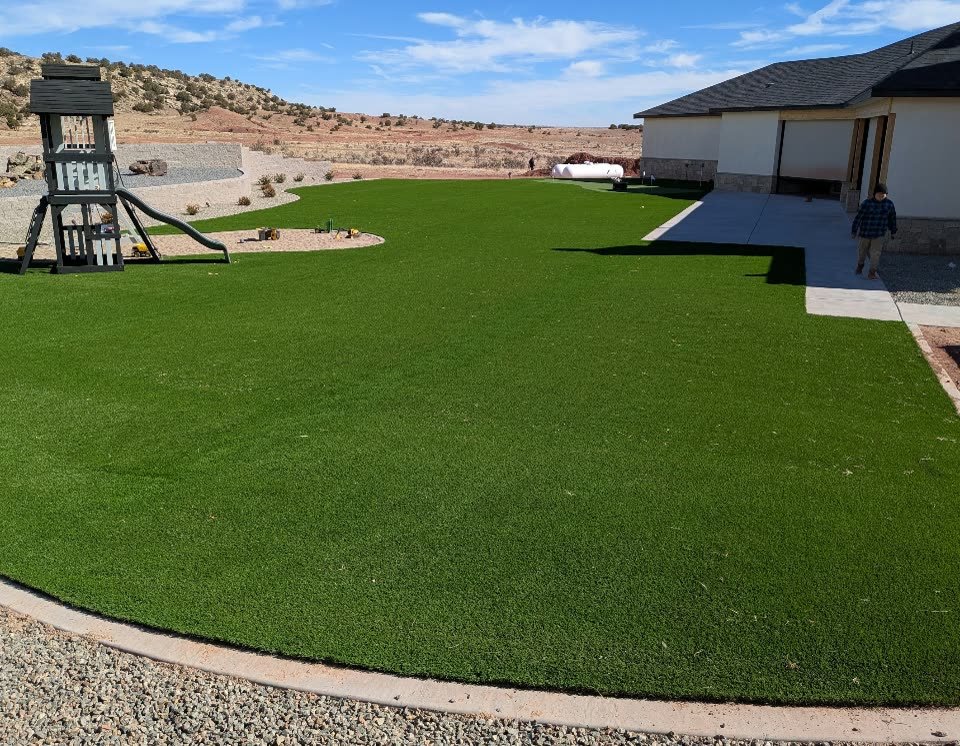 Completed artificial turf installation in New Mexico 15